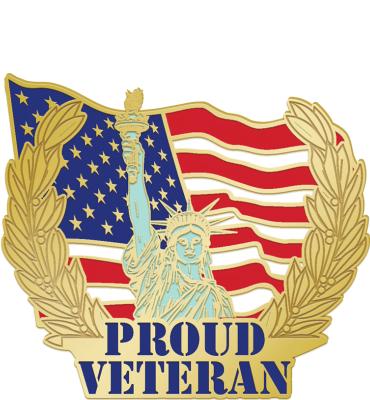 Proud Veteran Pin