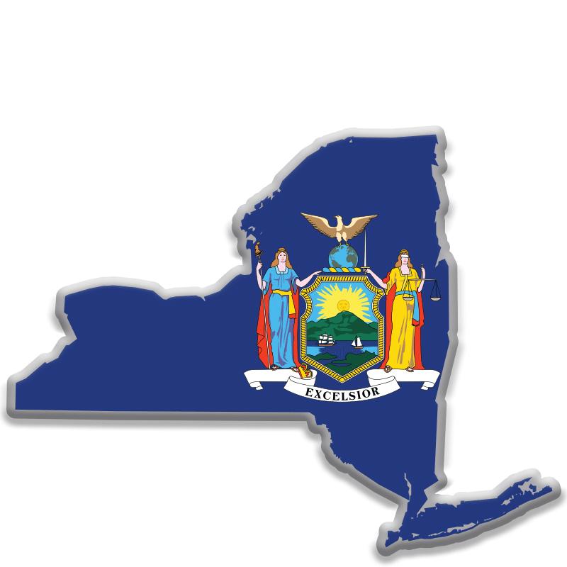 1.25"Wx1"H NEW YORK PRINTED PN