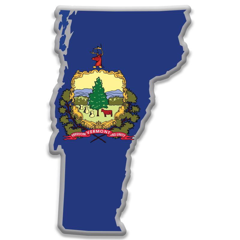 .77"Wx1.25"H VERMONT PRINT PIN