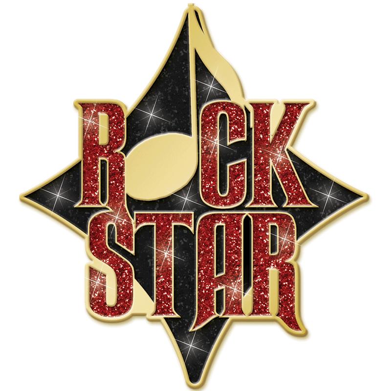 1"Wx1"H ROCKSTAR RECOG. PIN