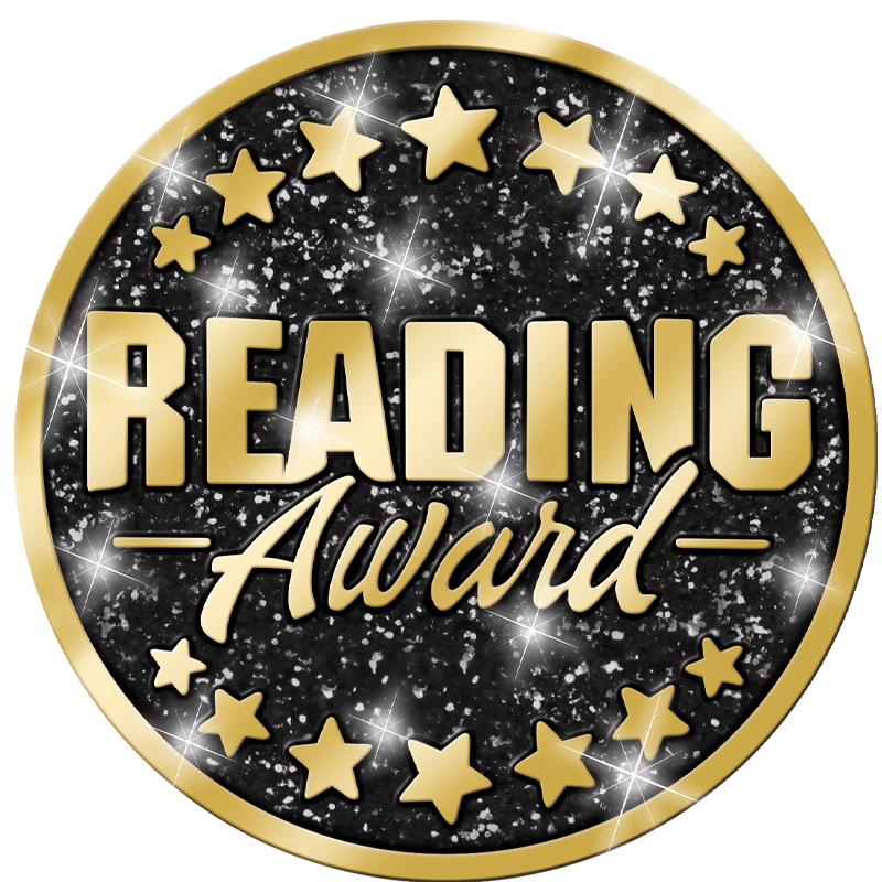 1 1/8" READING AWARD PIN