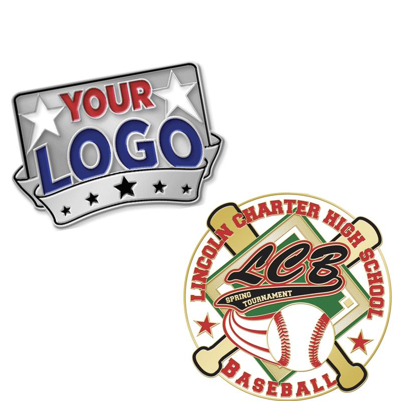 CUSTOM SAMPLE PIN PK BASEBALL