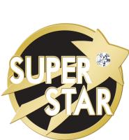 Super Star With Gem Achievement Pins