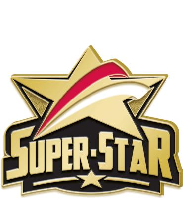 Super Star Recognition Pin
