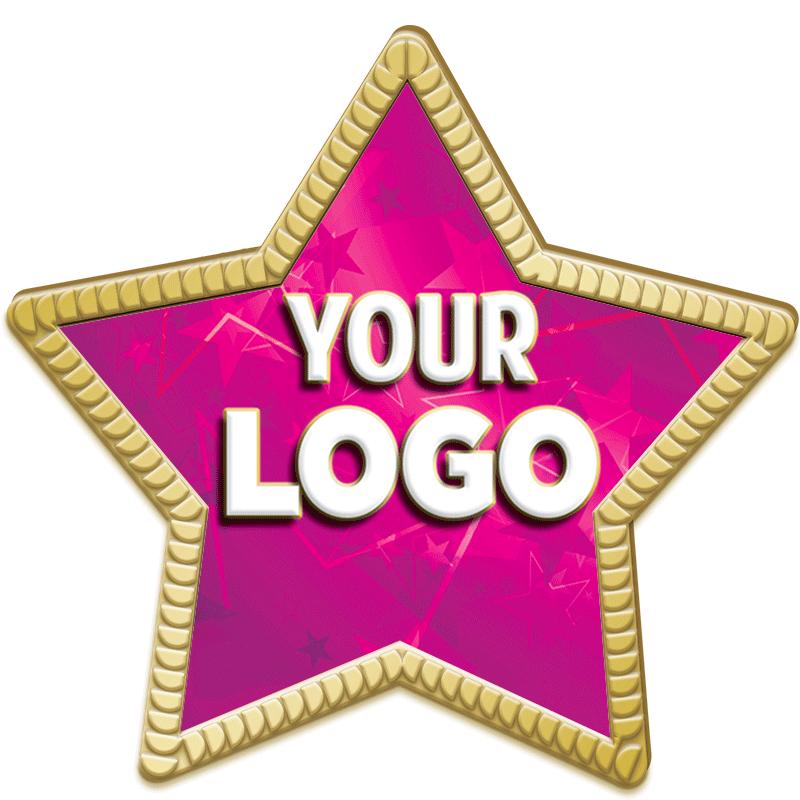 1.5"Wx1.5"H STAR INSERT PIN