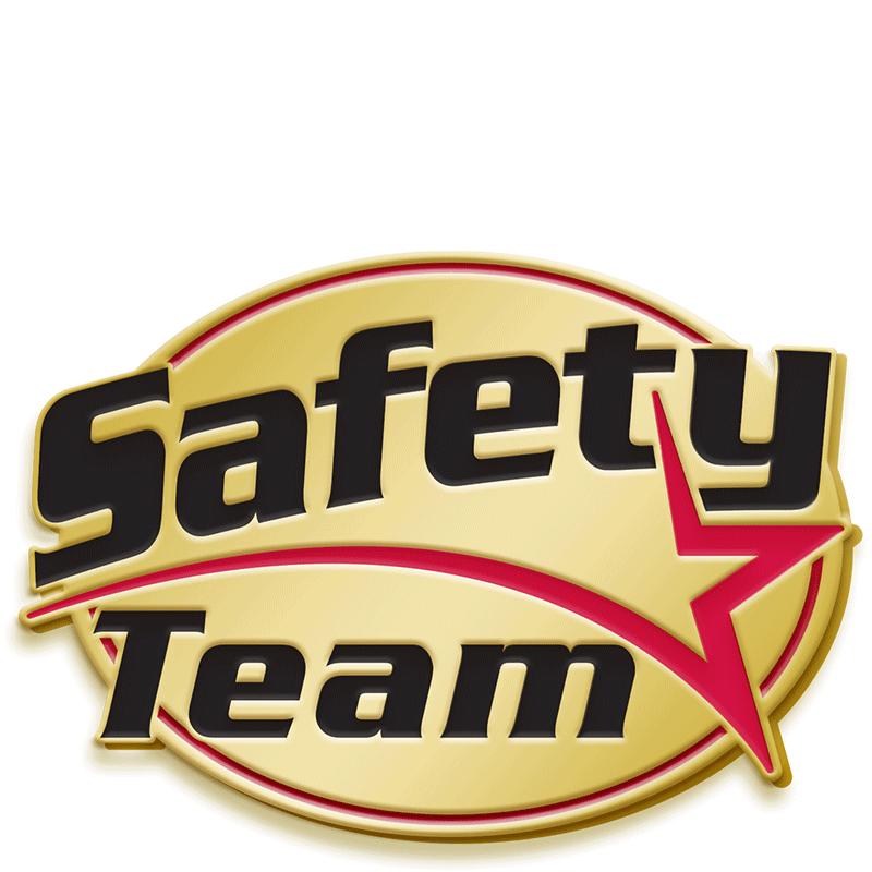 1"Wx.75"H SAFETY TEAM REC PIN