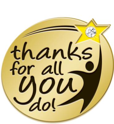Thank You Recognition Pin