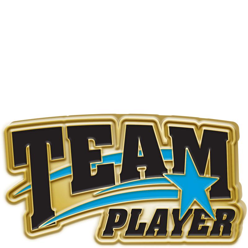 1"Wx.5"H TEAM PLAYER RECO PIN