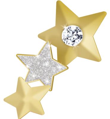 Shooting Tri-Star Recognition Pin