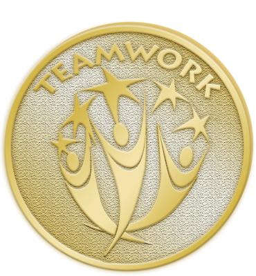 Teamwork Pin