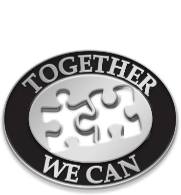 Together We Can Puzzle Recognition Pin