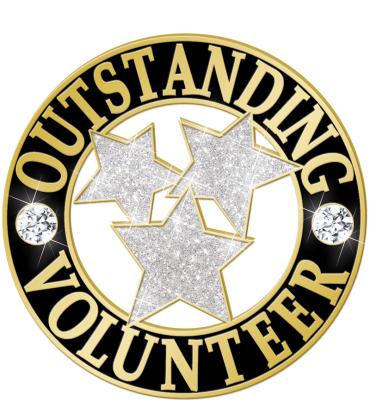 Outstanding Volunteer Recognition Pin
