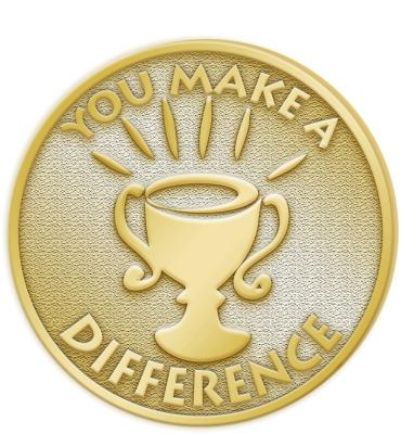 You Make A Difference Pin