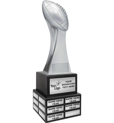 20 1/4" Football Touchdown Perpetual Trophy
