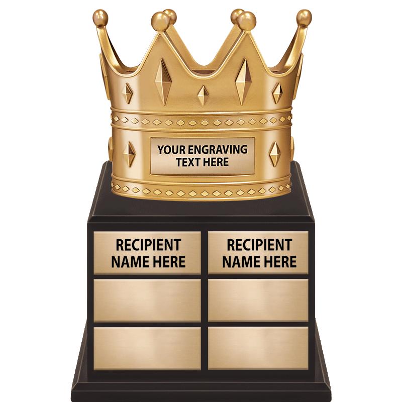 9.75" PERPETUAL CROWN TROPHY