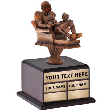 Perpetual Fantasy Football Couch Potato Perpetual Base Trophy