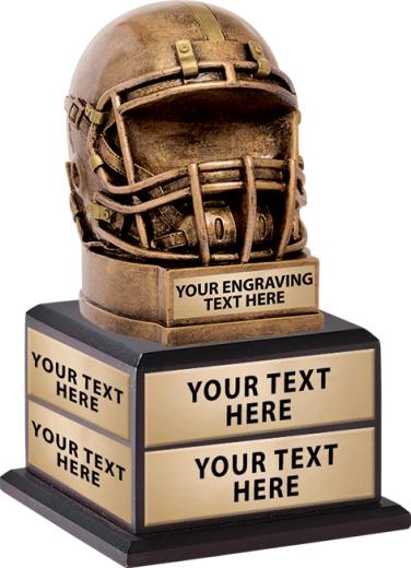 Fantasy Football Trophies Football Helmet Perpetual Trophy