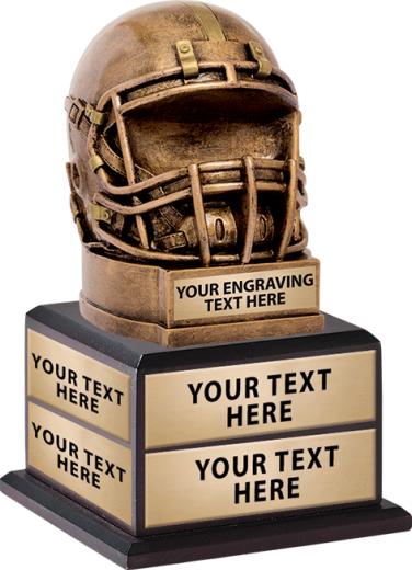 Fantasy Football Fantasy Football Trophies  Football Helmet Perpetual Fantasy  Football Trophy