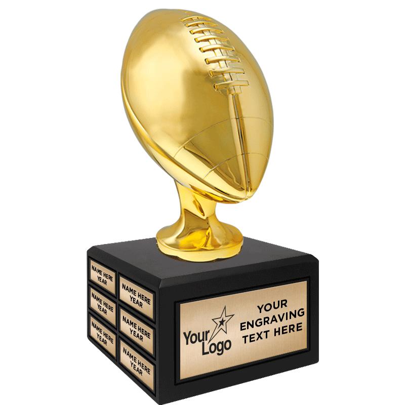 14.25" FOOTBALL SHINY GD PP TR