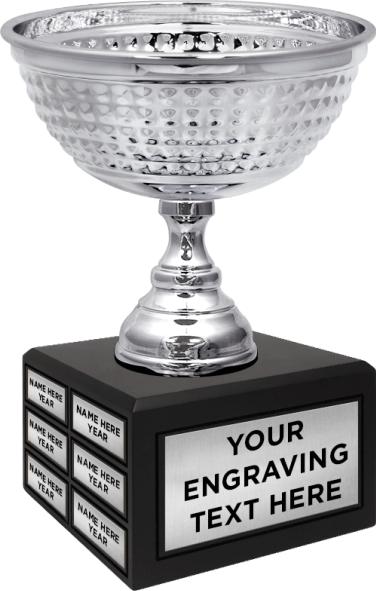 Perpetual Trophies  Master Bowl With Stem Perpetual Trophy