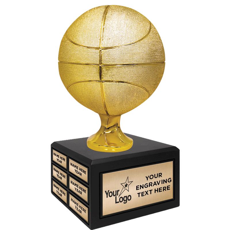 14.75" BSKETBALL SHNY GD PP TR