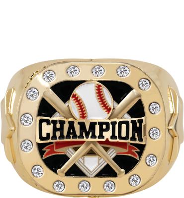 Baseball Champion Crystal Ring