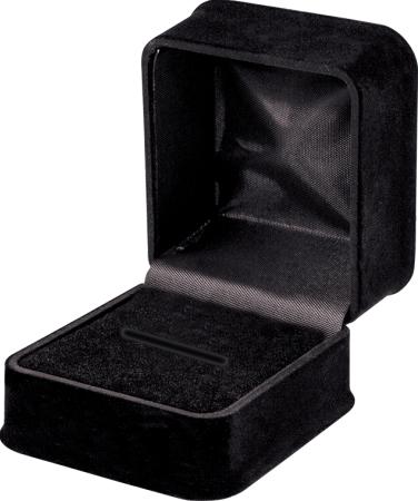 Black Velvet Deluxe Ring Box