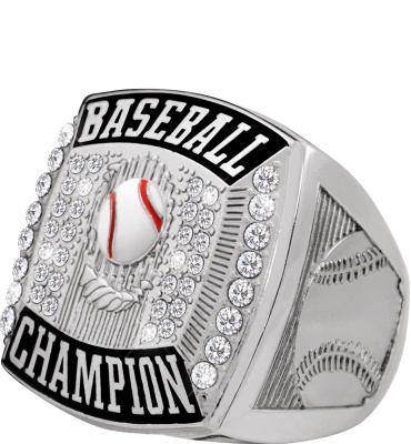 Silver Deluxe Baseball Championship Rings