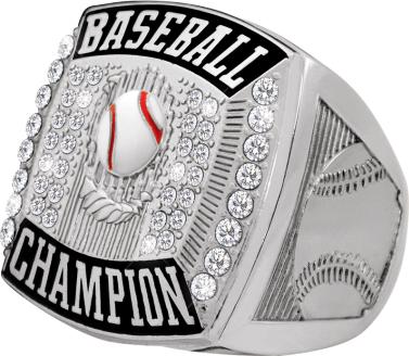 Gold And Silver Deluxe Rings Silver Deluxe Baseball Champion Rings