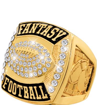 Gold Deluxe Fantasy Football Champion Rings