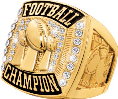 Gold And Silver Deluxe Fantasy Baseball Rings Gold Deluxe Football Champion Fantasy Baseball Rings