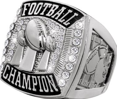 Football championship rings top