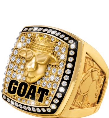 G.O.A.T. Football Deluxe Gold Champion Rings