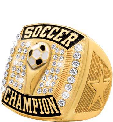Gold Deluxe Soccer Champion Rings
