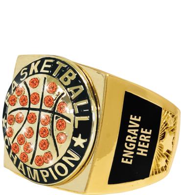 Basketball Premiere Engravable Ring