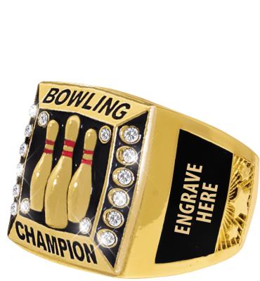 Bowling Premiere Engravable Ring