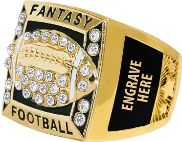 Premiere Engravable Football Rings Fantasy Football Premiere