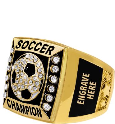 Soccer Premiere Engravable Ring