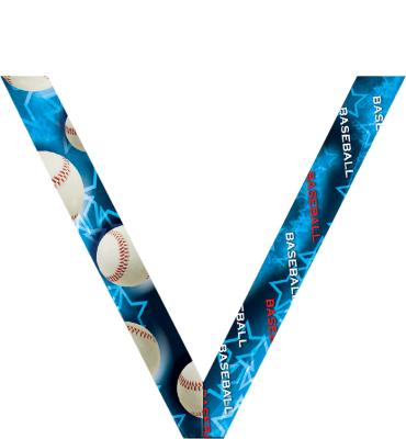 Baseball Sateen Neck Ribbon
