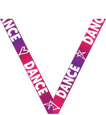 Dance Fantastic Pink Sateen Neck Ribbon