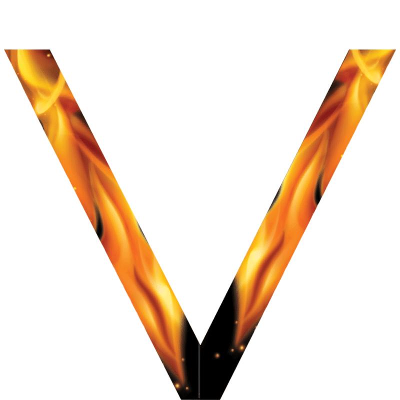 INFERNO SATEEN NECK RIBBON