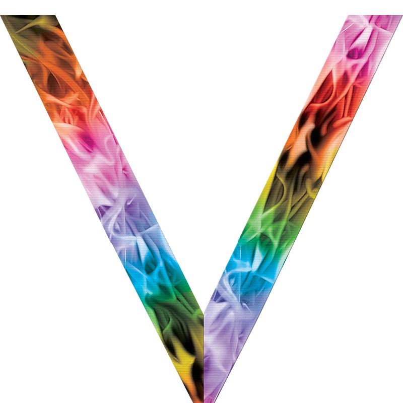 RAINBOW INFERNO SATEEN NECK RB