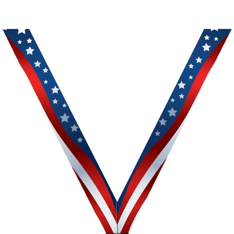 STARS AND STRIPES SATEEN RIBBO