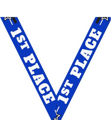 1st Place Blue Sport Neck Ribbon