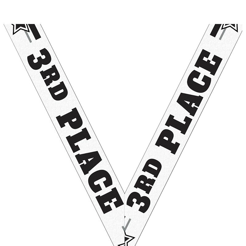 3RD PLACE WHITE SPORT RIBBON