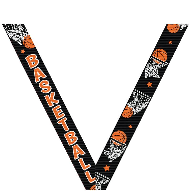BASKETBALL BLACK SPORT RIBBON