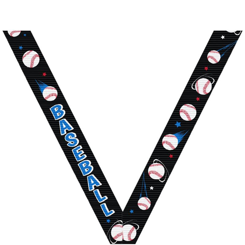 BASEBALL BLACK SPORT RIBBON