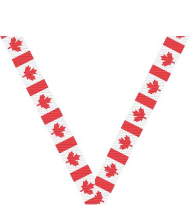 Oh! Canada Sport Neck Ribbon