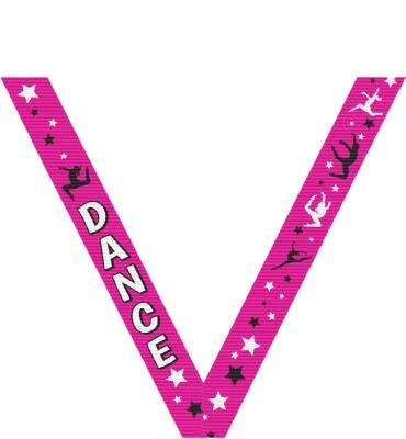 Dance Pink Sport Neck Ribbon