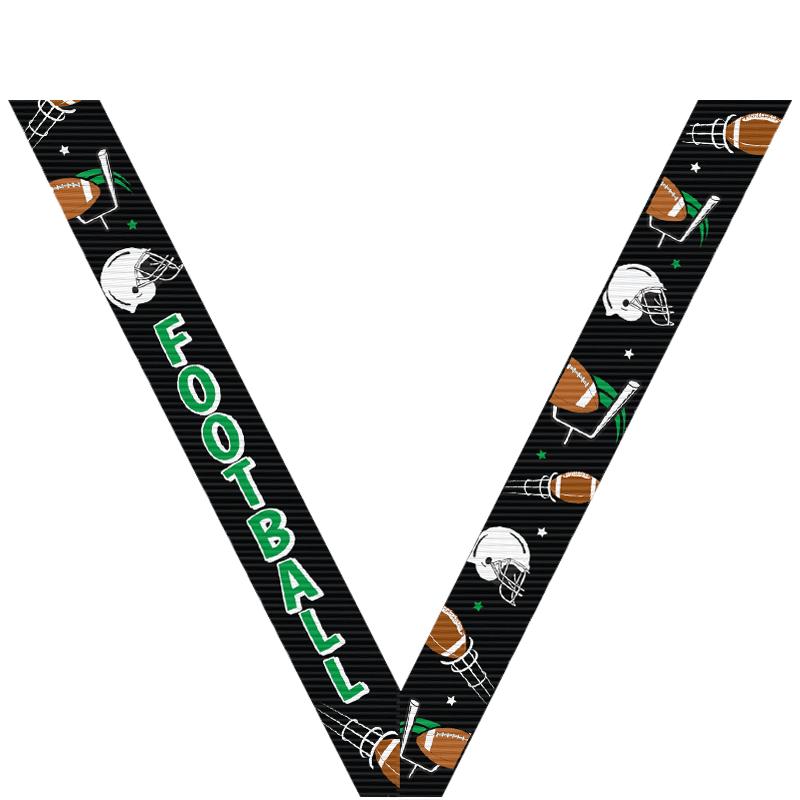 FOOTBALL BLACK SPORT RIBBON